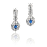 Blue Topaz Diamond Set
